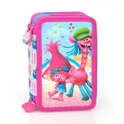 Disney Astuccio 3 Zip Trolls