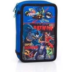 Disney Batman - Astuccio Portapenne Per La Scuola 3 Zip