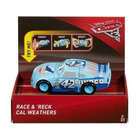 Disney Cars 3 - Cal Weathers Race &reck Veicolo Scontri Sconvolgenti 3 Disney Cars 3 - Cal Weathers Race &reck Veicolo Scontri Sconvolgenti