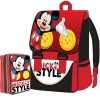 Disney Mickey Mouse - Kit Zaino Estensibile + Astuccio 3 Zip 1 Disney Mickey Mouse - Kit Zaino Estensibile + Astuccio 3 Zip -Disney kit zaino estensibile astuccio 3 zip mickey mouse 073401
