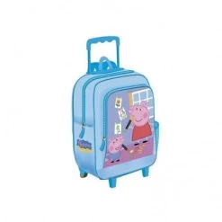 Disney Peppa Pig - Zaino Trolley Colore Blu 37 Cm