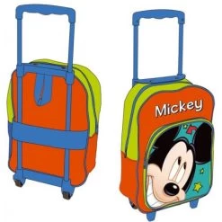 Disney Mickey Mouse - Zaino Scuola Con Trolley 39 Cm